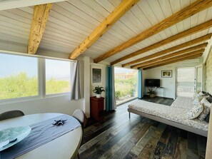 1 bedroom, travel crib, free WiFi, bed sheets