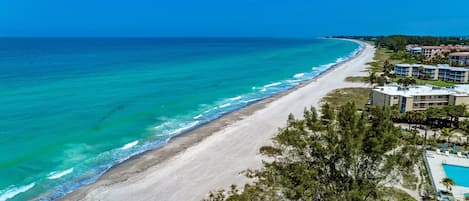 Vlak bij het strand