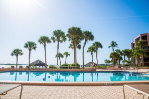 Una piscina riscaldata