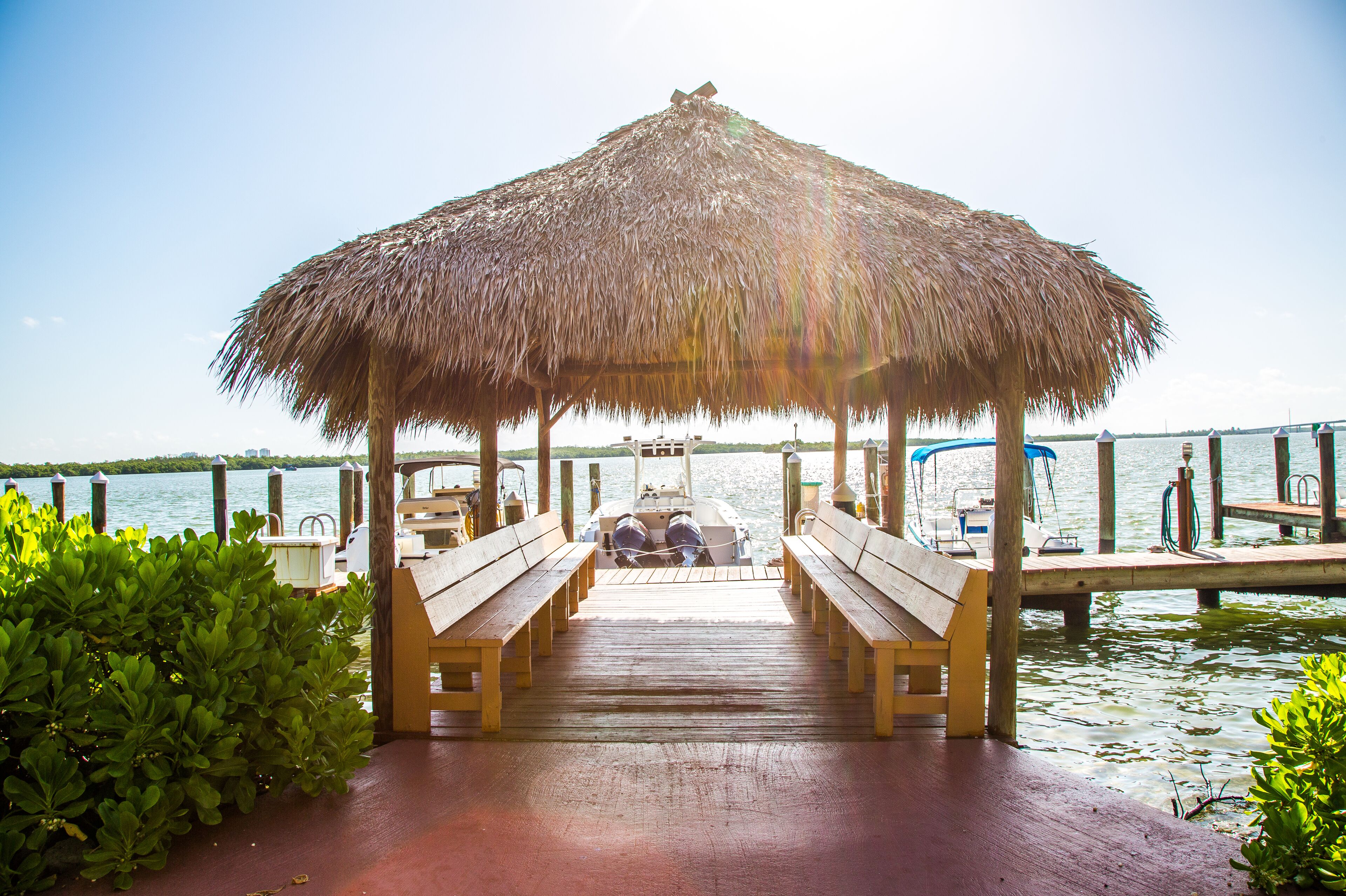 Blick von der Unterkunft