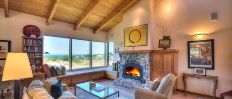 スマートテレビ、暖炉