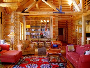 Fernseher, Kamin, DVD-Player