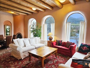 Chimenea y reproductor de DVD 