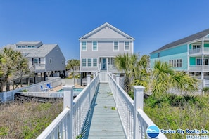 Exterior - Driftwood - Five Bedroom, Five 1/2 Bath Oceanfront House with Private Pool (Garden City Beach)