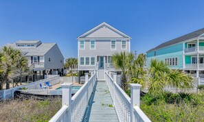 Exterior - Driftwood - Five Bedroom, Five 1/2 Bath Oceanfront House with Private Pool (Garden City Beach)