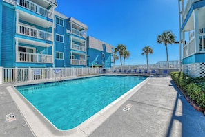 Pool - Beach House 108 - Two Bedroom, Two Bath Oceanfront Condo (Garden City Beach)
