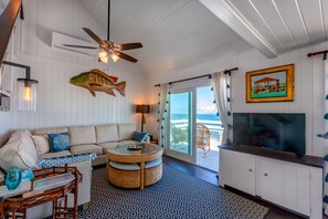 Tv, dvd-spelare och en stereo