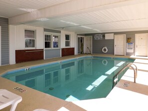 Indoor pool, a heated pool