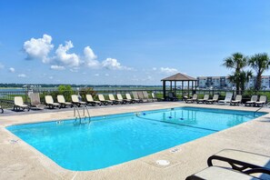 Pool - Inlet Pointe 30 Inlet front condo with pool, fishing dock and Walk to beach (Garden City Beach)