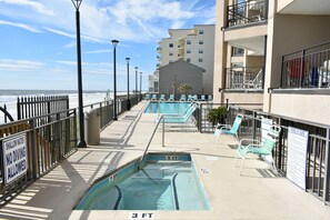 Pool - Surfmaster 111 - One-bedroom, one bath oceanfront condo (Garden City Beach)