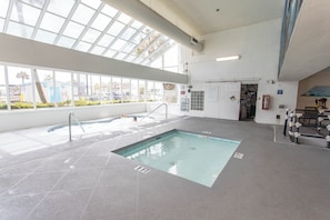 Indoor pool, a heated pool