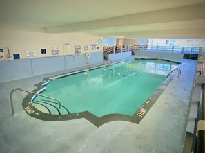 Indoor pool, a heated pool