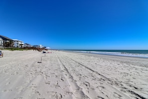 On the beach