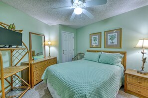 2 bedrooms, iron/ironing board, free WiFi, bed sheets