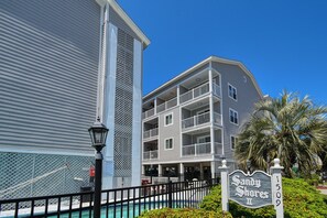 Exterior - Sandy Shores II 209 - Two-bedroom, two-bath oceanview condo in GCB (Garden City Beach)