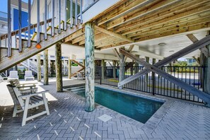 Pool - SeaCamp - Oceanfront with Private Pool! 6 Bedroom, 4.5 Bath (Garden City Beach)