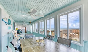 Dining - Thomas House - Six Bedroom, Three Bath Oceanfront Home (Garden City Beach)