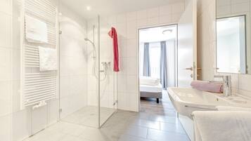 Shower, hair dryer