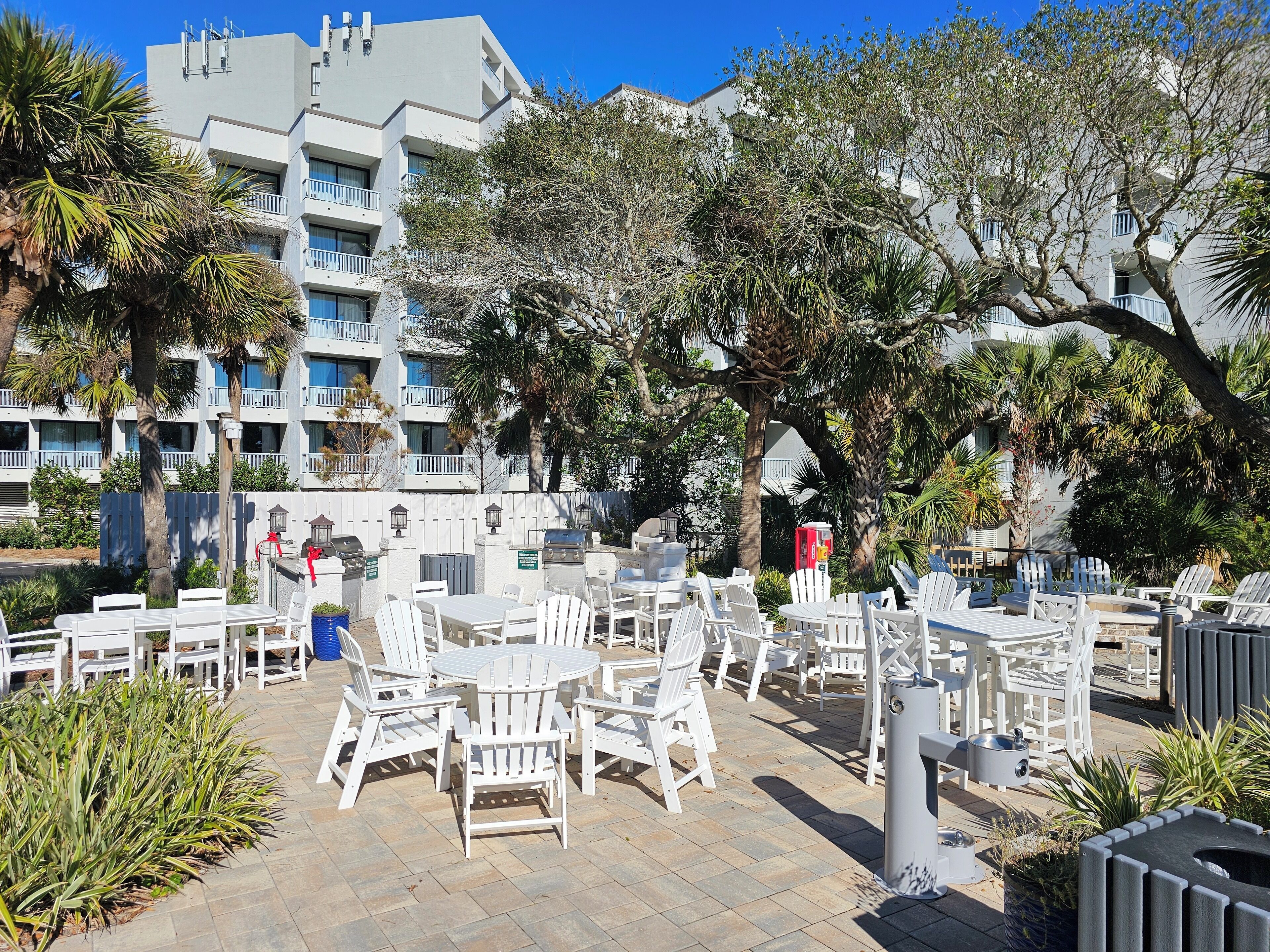 Propane Grilling Station for Villamare Guests