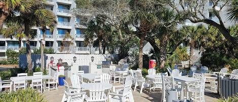 Propane Grilling Station for Villamare Guests