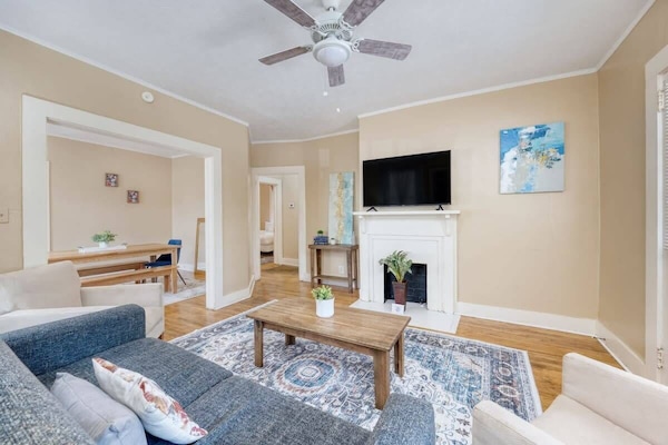 Living room with TV