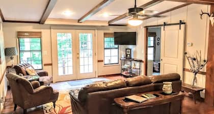 A Charming Country Cottage Nestled in the Woods