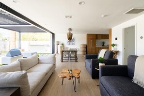 Televisión, chimenea