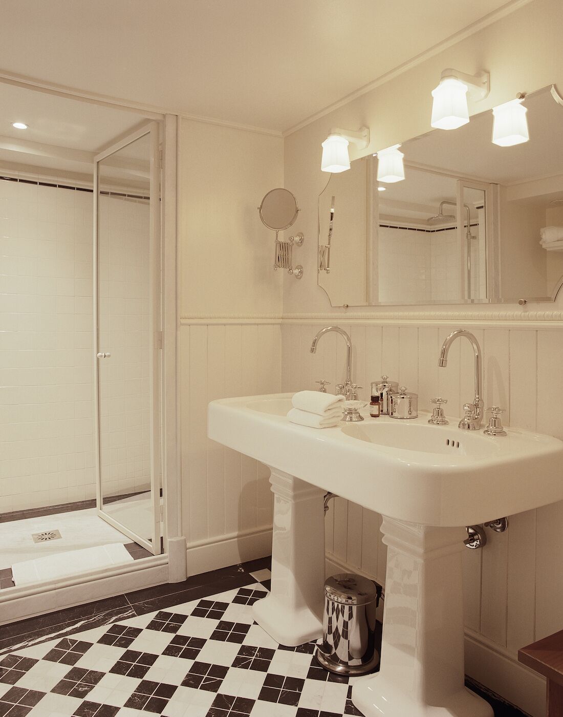 premier double room | bathroom | designer toiletries, hair dryer, bathrobes, slippers