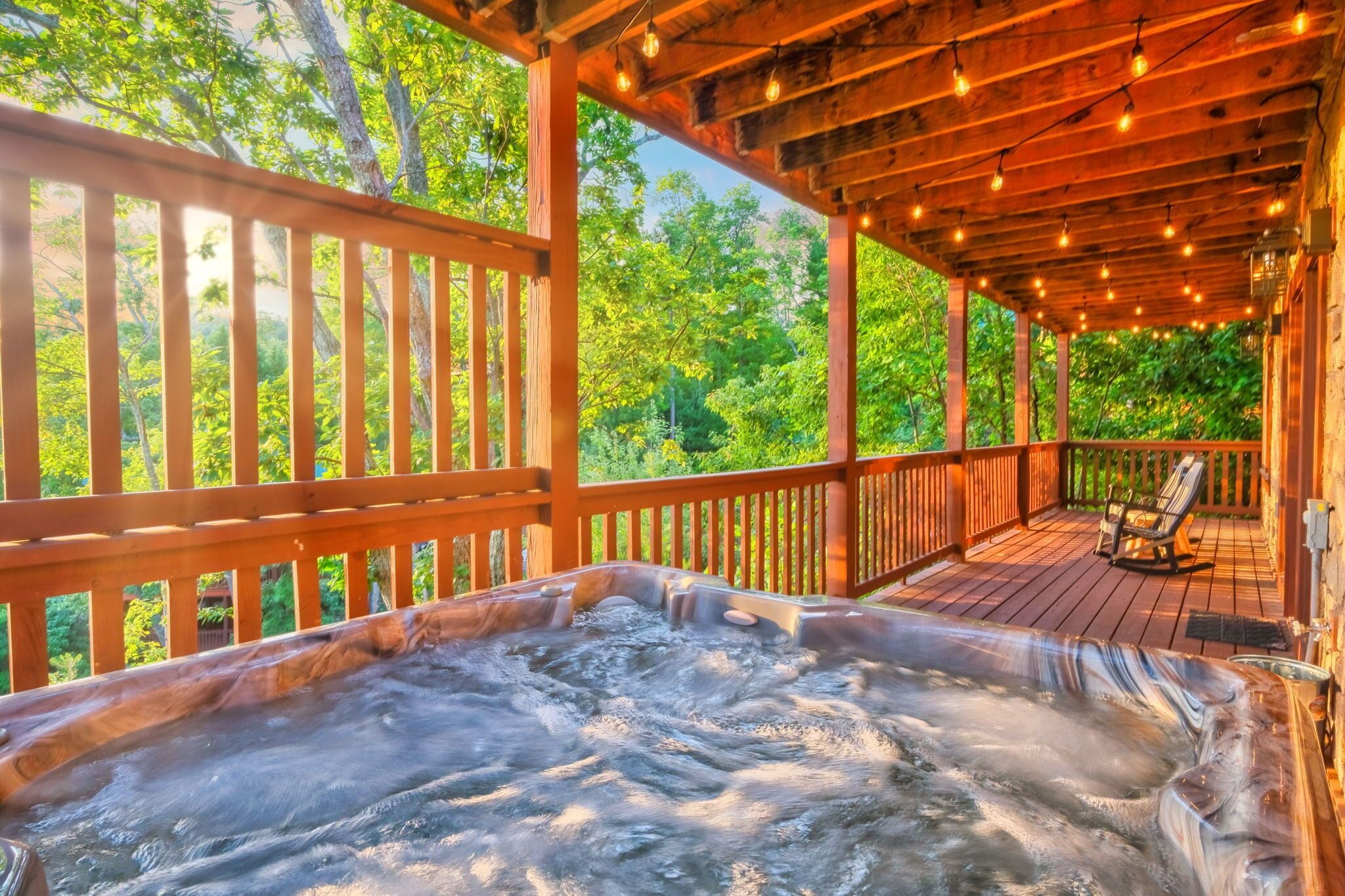 Bain à remous extérieur