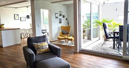 Moderne Herz-Oase zum Wohlfühlen