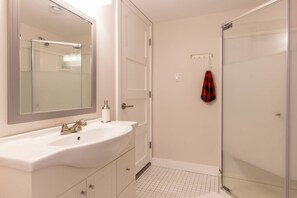 Shower, hair dryer
