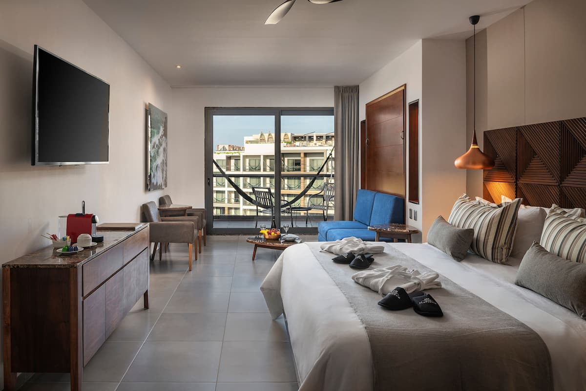 Junior Suite Platinum | 1 sovrum och sängtillbehör av högsta kvalitet