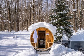 Property grounds - Beautiful chalet on 5 acres - 2 min to Village!👌 Hot-Tub, Sauna, Fire Pit🔥 (Ellicottville)