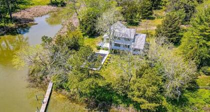 Nassawadox Creek Waterfront Home with Private Pool