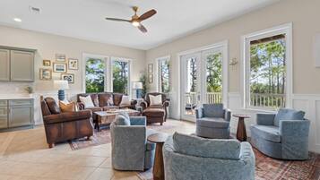 Smart TV, foosball, table tennis