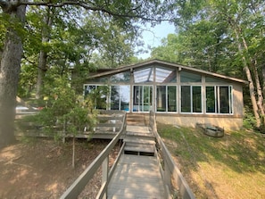 Exterior - Lakefront property with private heated indoor pool and hot tub! (Marion)