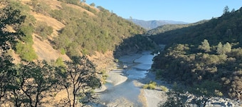 Private-Remote-Romantic THE FISHING CABIN on the middle fork of the Eel River