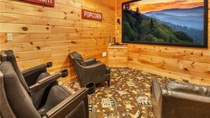 Cabin, Multiple Beds, Hot Tub, Mountain View | Living room - Big Sky Lodge II, 7 Bedrooms, Theater, Arcades, Hot Tub, Gazebo, Sleeps 28 (Gatlinburg)