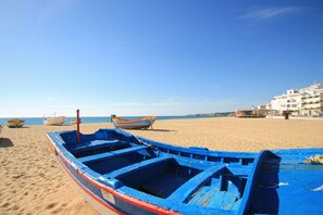 On the beach