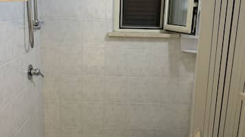 Shower, hair dryer