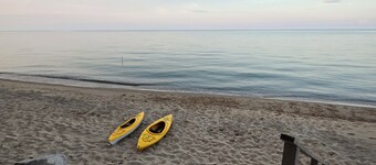 Private beach location