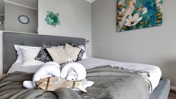 Individually decorated, individually furnished, iron/ironing board