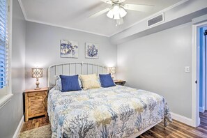 3 bedrooms, desk, iron/ironing board, Internet - Beachy Isle of Palms Home: 1 Block to Coast! (Isle of Palms)