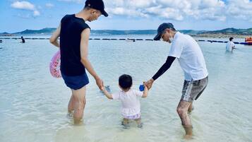 Beach nearby, white sand
