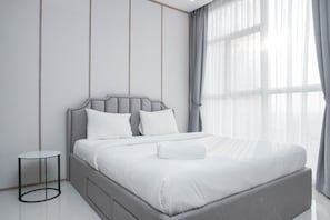 Room | 2 bedrooms, free WiFi, bed sheets - 2BR Luxury Modern Ciputra International Apartment (Jakarta)
