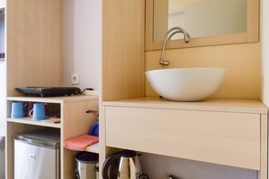 Free WiFi, bed sheets - Classic Modern Studio Room (No Kitchen) at My Tower Apartment (Surabaya)