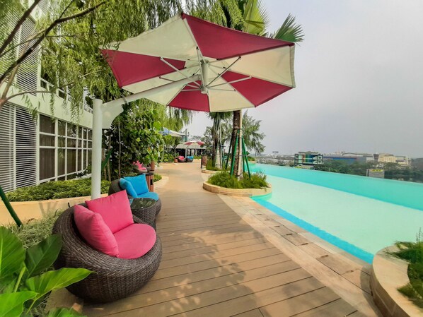 Front of property - Comfy Modern 1BR at Skandinavia Apartment (Tangerang)