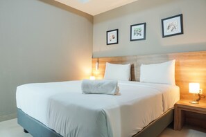 Room | 1 bedroom, free WiFi, bed sheets - Elegant 1BR Apartment with Working Space Mustika Golf Residence (Cikarang)