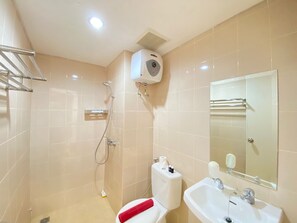 Room | Bathroom - Artistic & Private 2BR Apartment at Parahyangan Residence (Bandung)