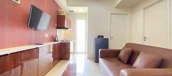 Artistic & Private 2BR Apartment at Parahyangan Residence